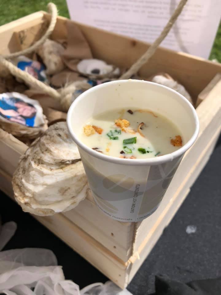 Soupe aux huîtres gagnante gagnante de la Louche d’or catégorie « professionnel »